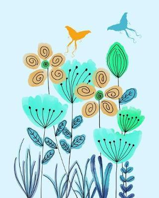 Composition Notebook Summer Flowers: Blank Lined Journal 120 Pages, 8x10