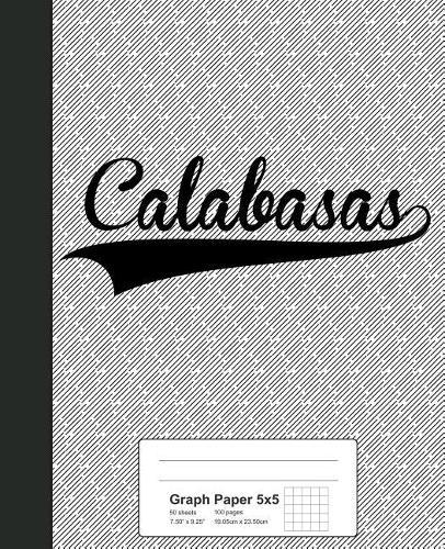Graph Paper 5x5: CALABASAS Notebook