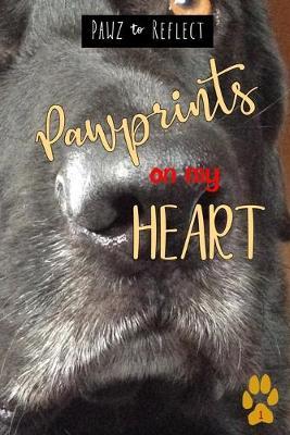 Pawprints On My Heart 1: Glossy Photo Cover Detail of Black Fur, 6 x9  journal with 160 lined pages for Animal Lovers