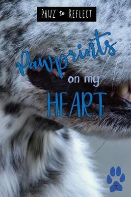 Pawprints On My Heart 7: Glossy Photo Cover Detail of Blue Merle Fur, 6x9 journal with 160 lined pages for Animal Lovers
