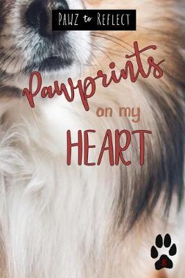 Pawprints On My Heart 8: Glossy Photo Cover Detail of Black, White and Tan Fur, 6x9 journal with 160 lined pages for Animal Lovers