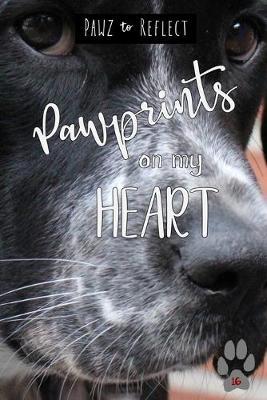 Pawprints On My Heart 16: Glossy Photo Cover Detail of Black and White Fur, 6x9 journal with 160 lined pages for Animal Lovers