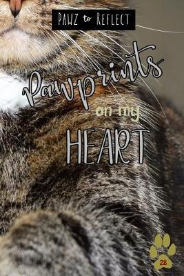 Pawprints On My Heart 28: Glossy Photo Cover Detail of Black and Brown Striped Fur, 6x9 journal with 160 lined pages for Animal Lovers