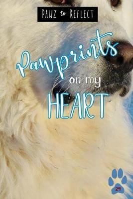Pawprints On My Heart 29: Glossy Photo Cover Detail of Cream Colored Fur, 6x9 journal with 160 lined pages for Animal Lovers