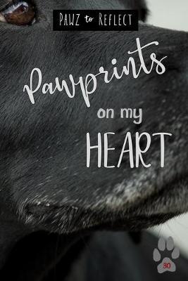 Pawprints On My Heart 30: Glossy Photo Cover Detail of Black Fur, 6x9 journal with 160 lined pages for Animal Lovers
