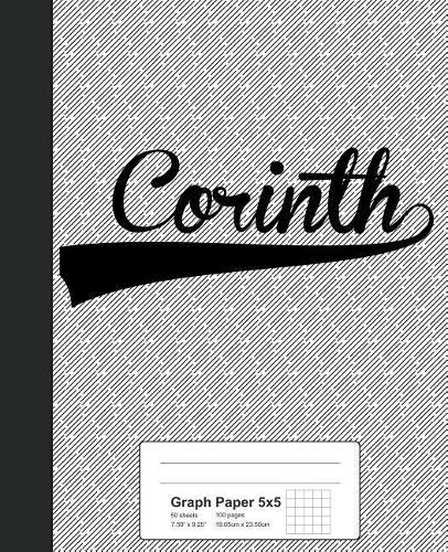 Graph Paper 5x5: CORINTH Notebook
