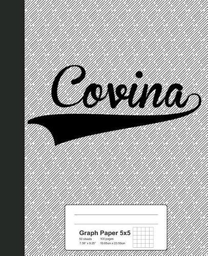 Graph Paper 5x5: COVINA Notebook