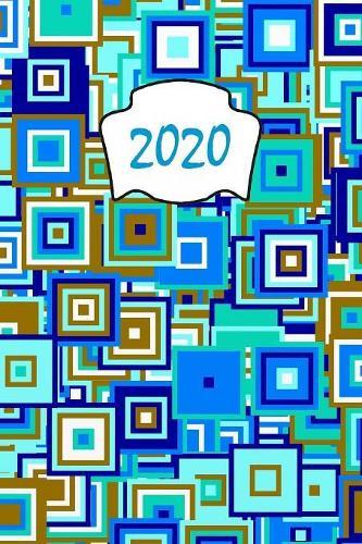 2020: Calendario e Agenda settimanale 2020 + calendario mensile + 20 pagine Indirizzi +20 pagine foderate +20 pagine Blanco per schizzi - Popart turchese