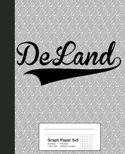 Graph Paper 5x5: DELAND Notebook