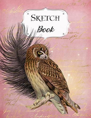 Sketch Book: Owl Sketchbook Scetchpad for Drawing or Doodling Notebook Pad for Creative Artists Pink #5