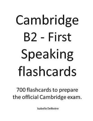 Cambridge B2 - First Speaking flashcards