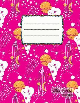 Bloc-notes en blanc: Pour les filles - astronaute format A4 - 112 pages - carnet de notes avec registre - idéal comme agenda, carnet de croquis, carnet de croquis, carnet à dessin ou cahier à colorier vide