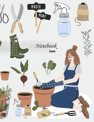 Notebook blank: For gardeners - A4 format - 112 pages - notebook with index - ideal as diary, sketchbook, sketchbook, drawing book or empty colouring book