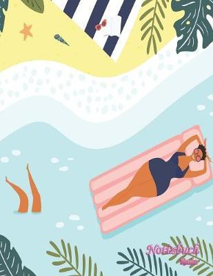 Notizbuch blanko: Endlich Sommer - A4 Format - 112 Seiten - Notizbuch mit Register -ideal als Tagebuch, Skizzenbuch, Sketchbook, Zeichenbuch oder leeres Malbuch