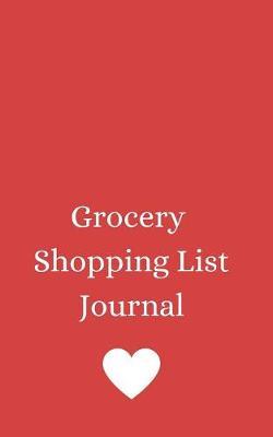 Grocery Shopping List Journal: Blank Lined Check List-Mauve Red-100 Pages 5 x 8