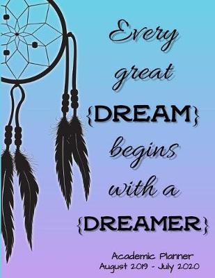 Academic Planner August 2019 to July 2020: High School Student Yearly Organizer