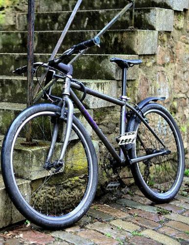 Notebook: Bike Country Road Bicycle Cycling Racing 8.5 x 11 150 Ruled Pages