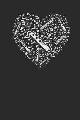 Bass Clarinet Heart: Bass Clarinets Notebook, Blank Lined (6  x 9  - 120 pages) Musical Instruments Themed Notebook for Daily Journal, Diary, and Gift