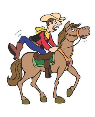 Horse Illustration School Composition Book Equine Overeager Cowboy: Horse Picture Equine Covers Composition Books Notebooks (Notebook, Diary, Blank Book)