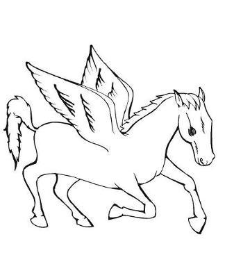 Horse Illustration School Composition Book Equine Pegasus Sketch: Horse Picture Equine Covers Composition Books Notebooks (Notebook, Diary, Blank Book)