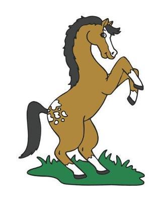 Horse Illustration School Composition Book Equine Rearing Appaloosa: Horse Picture Equine Covers Composition Books Notebooks (Notebook, Diary, Blank Book)