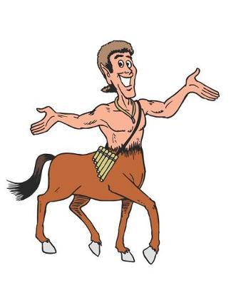 Horse Illustration School Composition Book Equine Welcoming Centaur: Horse Picture Equine Covers Composition Books Notebooks (Notebook, Diary, Blank Book)