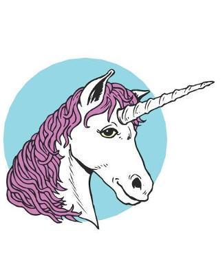 Horse Illustration School Composition Book Equine Unicorn Purple Mane: Horse Picture Equine Covers Composition Books Notebooks (Notebook, Diary, Blank Book)