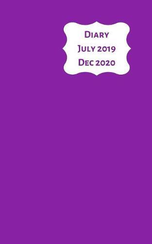 Diary July 2019 Dec 2020: 5x8 week to a page 18 month diary. Space for notes and to do list on each page. Perfect for teachers, students and small business owners. Purple