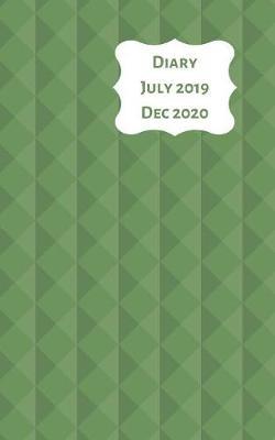 Diary July 2019 Dec 2020: 5x8 week to a page 18 month diary. Space for notes and to do list on each page. Perfect for teachers, students and small business owners. Khaki design