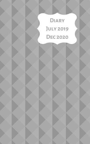Diary July 2019 Dec 2020: 5x8 week to a page 18 month diary. Space for notes and to do list on each page. Perfect for teachers, students and small business owners. Light & dark grey design