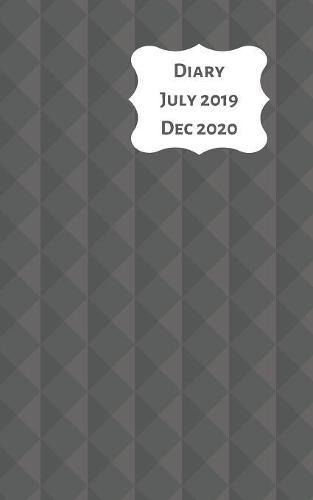 Diary July 2019 Dec 2020: 5x8 week to a page 18 month diary. Space for notes and to do list on each page. Perfect for teachers, students and small business owners. Black & grey design