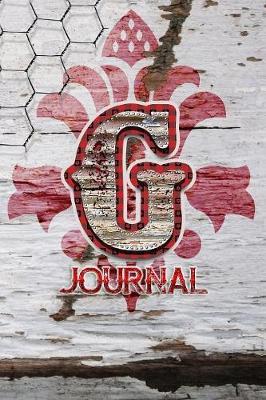 G Journal: G Initial Monogram Lined Notebook