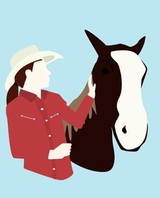 Horse Illustration School Composition Book Equine Cowgirl_Pets Horse Mane: Horse Picture Equine Covers Composition Books Notebooks (Notebook, Diary, Blank Book)