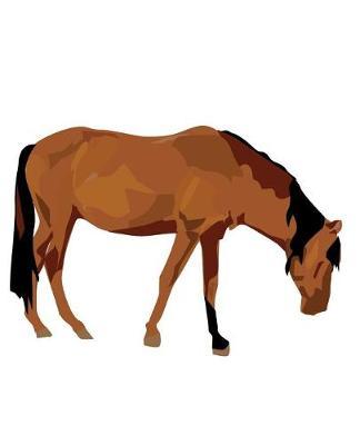 Horse Illustration School Composition Book Equine Grazing: Horse Picture Equine Covers Composition Books Notebooks (Notebook, Diary, Blank Book)