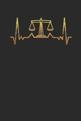 Lawyer Heartbeat: Graph Paper Notebook (6  x 9  - 120 pages) Lawyers Notebook for Daily Journal, Diary, and Gift
