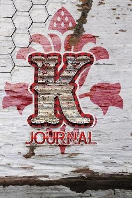 K Journal: K Initial Monogram Lined Notebook