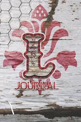 L Journal: L Initial Monogram Lined Notebook