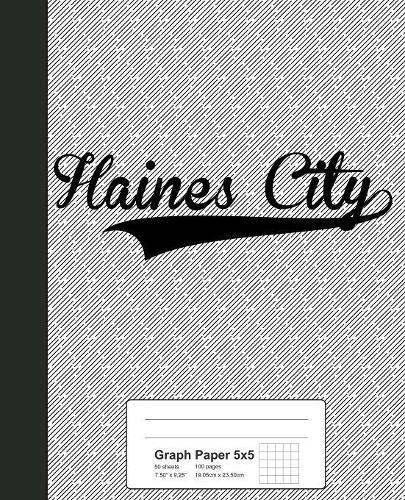 Graph Paper 5x5: HAINES CITY Notebook