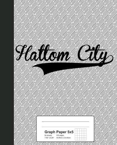 Graph Paper 5x5: HALTOM CITY Notebook