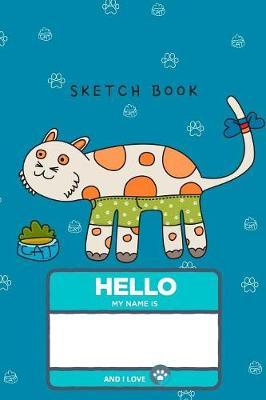 Sketch Book: Cute Cat Theme Cover