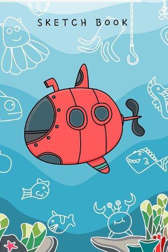 Sketch Book: ART THEME COVER for kids