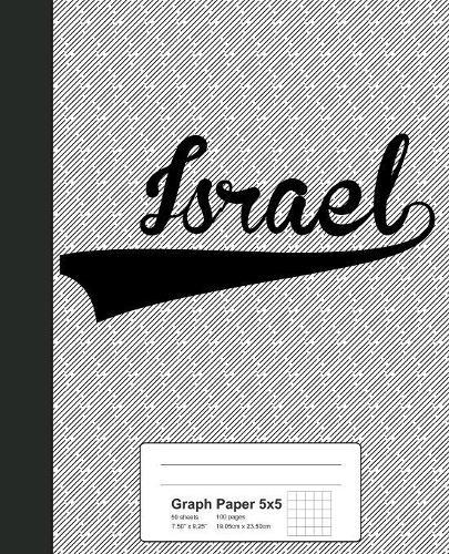 Graph Paper 5x5: ISRAEL Notebook