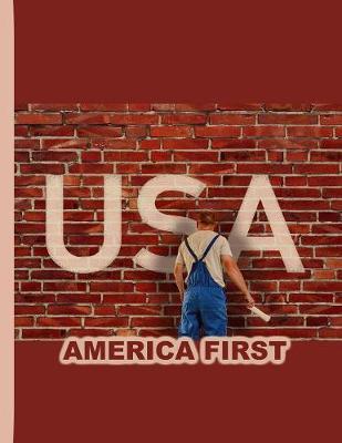 USA America First: KAG MAGA 8.5 x 11 Make America Great Again Notebook Q anon Journal Planner Doodling Scrapbook Trumpster POTUS patriot paper pad support Red Republican - God Bless America