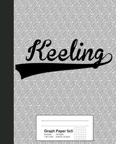 Graph Paper 5x5: KEELING Notebook