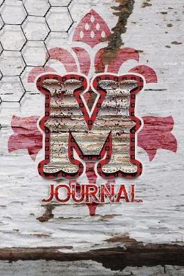 M Journal: Letter M Initial Monogram Lined Notebook