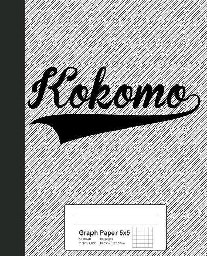 Graph Paper 5x5: KOKOMO Notebook