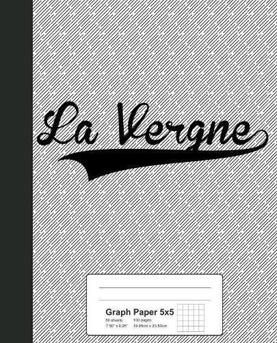Graph Paper 5x5: LA VERGNE Notebook