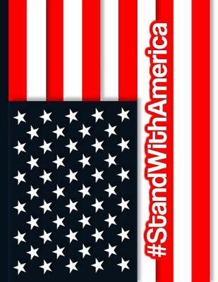 #StandWithAmerica: KAG MAGA 8.5 x 11 Make America Great Again Notebook Q anon Journal Planner Doodling Scrapbook Trumpster POTUS patriot paper pad support Red Republican - God Bless America