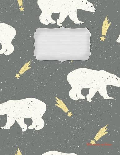 Bloc-notes en blanc: ours blanc Vol. 1 - Format A4 - 112 pages - Carnet de notes avec registre - Ideal comme agenda, carnet de croquis, carnet de croquis, carnet a dessin ou cahier a colorier vide