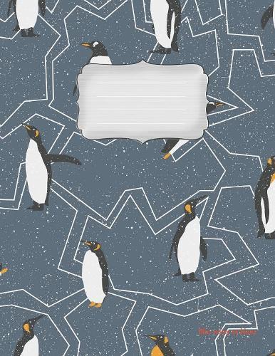 Bloc-notes en blanc: Penguin Vol.2 - 112 pages - carnet de notes avec registre - ideal comme agenda, carnet de croquis, carnet de croquis, carnet a dessin ou livre a colorier vide